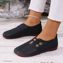 Load image into Gallery viewer, Ins Square Toe Slip-on Sandals Summer Fashion Soft Flat Shoes For Women