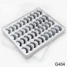 Load image into Gallery viewer, 8/20 Pairs 3D Mink Lashes Natural False Eyelashes Dramatic Volume Fake Lashes Makeup Eyelash Extension Silk Handmade Eyelashes