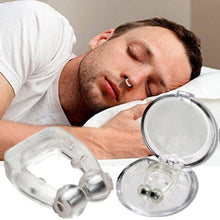 Load image into Gallery viewer, 1PC Magnetic Anti Snoring Nasal Dilator Stop Snore nose clip device Easy Breathe Improve Sleeping For Men/Women Dropshipping