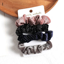 Load image into Gallery viewer, 1 Set Scrunchies Hair Ring Candy Color Hair Ties Rope Autumn Winter Women Ponytail Hair Accessories 4-6Pcs Girls Hairbands Gifts