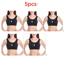 Load image into Gallery viewer, Cotton Anti-expansion Anti-Sag Gathering Adjustment Sports Bra
