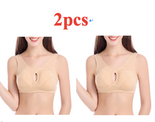 Load image into Gallery viewer, Cotton Anti-expansion Anti-Sag Gathering Adjustment Sports Bra