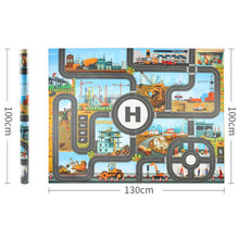 Load image into Gallery viewer, 130*100CM Baby Play Mat Newborn City Farm Mat Kids Rug Portable Waterproof Children Crawling Carpet Infant Educational Floor Mat