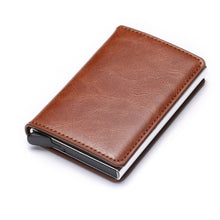 Load image into Gallery viewer, 2020 Dropshipping Man Women Smart Wallet Business Card Holder Rfid Wallet Aluminum Metal Credit Business Mini Card Wallet