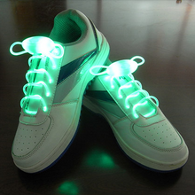 Load image into Gallery viewer, Led Sport Shoe Laces Glow Shoe Strings Round Flash Light Shoelaces