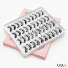 Load image into Gallery viewer, 8/20 Pairs 3D Mink Lashes Natural False Eyelashes Dramatic Volume Fake Lashes Makeup Eyelash Extension Silk Handmade Eyelashes