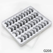 Load image into Gallery viewer, 8/20 Pairs 3D Mink Lashes Natural False Eyelashes Dramatic Volume Fake Lashes Makeup Eyelash Extension Silk Handmade Eyelashes