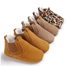 Load image into Gallery viewer, 2018 Brand New Toddler Newborn Baby Boy Girl Leather Soft Sole Crib Shoes Sneakers Prewalker Leopard Solid Warm First Walkers
