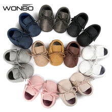 Load image into Gallery viewer, 2020 Autumn/Spring Baby Shoes Newborn Boys Girls PU Leather Moccasins Sequin First Walkers Baby Shoes 0-18M