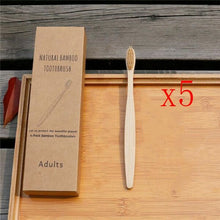 Load image into Gallery viewer, Eco Friendly Bamboo Soft Fibre Toothbrush