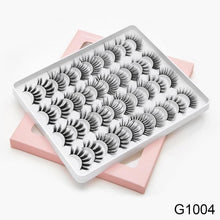 Load image into Gallery viewer, 8/20 Pairs 3D Mink Lashes Natural False Eyelashes Dramatic Volume Fake Lashes Makeup Eyelash Extension Silk Handmade Eyelashes