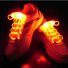 Load image into Gallery viewer, Led Sport Shoe Laces Glow Shoe Strings Round Flash Light Shoelaces