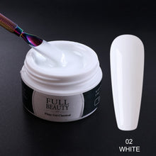 Load image into Gallery viewer, 15ml Quick Building Gel for Nail Extension Acrylic White Clear UV Builder Gel Manicure Nail Art Prolong Forms Tips LA1623