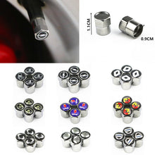 Load image into Gallery viewer, 4pcs Car Wheel Tire Valve Caps Stem Case for VW Volkswagen Golf Polo Passat Tiguan Jetta Touran emblems Auto Accessories