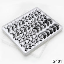 Load image into Gallery viewer, 8/20 Pairs 3D Mink Lashes Natural False Eyelashes Dramatic Volume Fake Lashes Makeup Eyelash Extension Silk Handmade Eyelashes