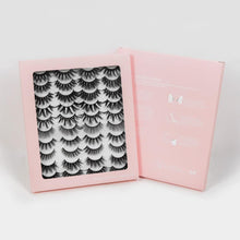 Load image into Gallery viewer, 8/20 Pairs 3D Mink Lashes Natural False Eyelashes Dramatic Volume Fake Lashes Makeup Eyelash Extension Silk Handmade Eyelashes