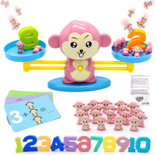 Load image into Gallery viewer, Monkey balance children early digital addition and subtraction toys