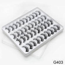 Load image into Gallery viewer, 8/20 Pairs 3D Mink Lashes Natural False Eyelashes Dramatic Volume Fake Lashes Makeup Eyelash Extension Silk Handmade Eyelashes