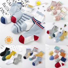 Load image into Gallery viewer, 5Pairs/lot Autmun Thick Baby Socks for Girls Cotton Newborn Boy Toddler Socks Baby Clothes Accessories Infant Baby Socks