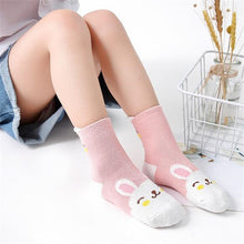 Load image into Gallery viewer, 5Pairs/lot Autmun Thick Baby Socks for Girls Cotton Newborn Boy Toddler Socks Baby Clothes Accessories Infant Baby Socks