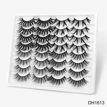 Load image into Gallery viewer, 8/20 Pairs 3D Mink Lashes Natural False Eyelashes Dramatic Volume Fake Lashes Makeup Eyelash Extension Silk Handmade Eyelashes