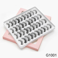 Load image into Gallery viewer, 8/20 Pairs 3D Mink Lashes Natural False Eyelashes Dramatic Volume Fake Lashes Makeup Eyelash Extension Silk Handmade Eyelashes