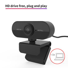 Load image into Gallery viewer, 1080P 720p 480p HD Webcam with Mic Rotatable PC Desktop Web Camera Cam Mini Computer WebCamera Cam Video Recording Work