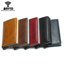 Load image into Gallery viewer, 2020 Dropshipping Man Women Smart Wallet Business Card Holder Rfid Wallet Aluminum Metal Credit Business Mini Card Wallet