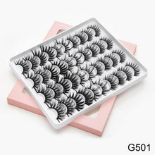Load image into Gallery viewer, 8/20 Pairs 3D Mink Lashes Natural False Eyelashes Dramatic Volume Fake Lashes Makeup Eyelash Extension Silk Handmade Eyelashes
