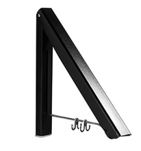 Load image into Gallery viewer, Punch-free Space Aluminum Foldable Invisible Folding Retractable Wall Hanger for Waterproof Hanging Underwear Coat Hanger