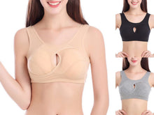 Load image into Gallery viewer, Cotton Anti-expansion Anti-Sag Gathering Adjustment Sports Bra