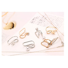 Load image into Gallery viewer, 1 Pcs Women Creative Ear Nail Temperament Single Drill Star Clip U Type Ear Clip