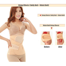 Load image into Gallery viewer, 3in1 Belly/Abdomen/Pelvis Postpartum Belt Body Recovery Shapewear Belly Slim Waist Cinchers Breathable Waist Trainer Corset