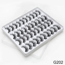 Load image into Gallery viewer, 8/20 Pairs 3D Mink Lashes Natural False Eyelashes Dramatic Volume Fake Lashes Makeup Eyelash Extension Silk Handmade Eyelashes