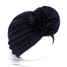 Load image into Gallery viewer, Autumn New Baby Hat Boy Girl Flower Cotton Turban Hats Baby Beanie Caps Newborn Photography Props Kids Cap Baby Accessories
