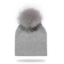 Load image into Gallery viewer, Baby Hat Cotton Pompom Hat For A Boy Winter Infant Girls Cap Newborn Hat Children Hats Caps 0 to 8 Years