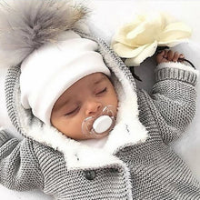 Load image into Gallery viewer, Baby Hat Cotton Pompom Hat For A Boy Winter Infant Girls Cap Newborn Hat Children Hats Caps 0 to 8 Years