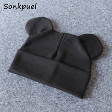 Load image into Gallery viewer, Baby Hat With Ears Cotton Warm Newborn Accessories Baby Girl Boy Winter spring Hat For Kids Infant Toddler Beanie Cap Girls Hat