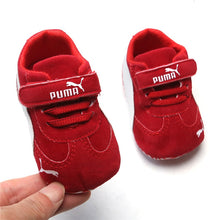 Load image into Gallery viewer, Baby Shoes 0-18M Infant Boys Girls Soft PU Leather Sneakers Moccasins De Bebe Anti-Slip Crib Shoes Newborn Toddler First Walkers