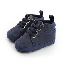 Load image into Gallery viewer, Baby Shoes Boy Newborn Infant Toddler Casual Comfor Cotton Sole Anti-slip PU Leather First Walkers Crawl Crib Moccasins Shoes