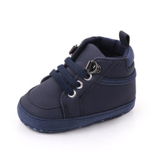 Load image into Gallery viewer, Baby Shoes Boy Newborn Infant Toddler Casual Comfor Cotton Sole Anti-slip PU Leather First Walkers Crawl Crib Moccasins Shoes