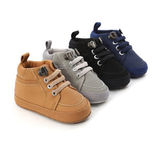 Load image into Gallery viewer, Baby Shoes Boy Newborn Infant Toddler Casual Comfor Cotton Sole Anti-slip PU Leather First Walkers Crawl Crib Moccasins Shoes