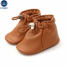 Load image into Gallery viewer, Baby Shoes Newborn Boys Girls PU Leather Moccasins Sequin First Walkers Baby Shoes 0-18M