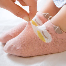 Load image into Gallery viewer, Baby Socks Newborn 5Pairs/lot Summer Mesh Thin Baby Socks for Girls Cotton Infant Casual Boy Girls Toddler Socks Cartoon