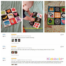 Load image into Gallery viewer, Baby Toys For Newborn Soft Cloth Book 0-12 Months Kids Learning Educational Black/White Cognition Rustle Sound Newspaper