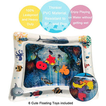 Load image into Gallery viewer, Baby Water Play Mat Tummy Time Toys Newborns Playmat PVC Toddler Baby Carpet Fun Activity Inflatbale Mat Gift For Kids