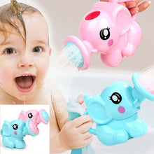 Load image into Gallery viewer, Baby cartoon elephant shower cup newborn child shower shampoo cup baby shower water spoon bath cup 2 color