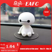 Load image into Gallery viewer, Car Ornament Cute Shaking Head Baymax Robot Doll Automotive Decoration Auto Interior Dashboard Bobble Head Toys Accessories Gift