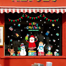 Load image into Gallery viewer, Christmas Wall Window Christmas Stickers Christmas Decoration For Home 2020 Merry Christmas Ornaments Xmas Navidad New Year 2021