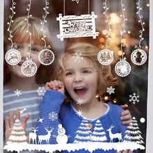Load image into Gallery viewer, Christmas Wall Window Christmas Stickers Christmas Decoration For Home 2020 Merry Christmas Ornaments Xmas Navidad New Year 2021